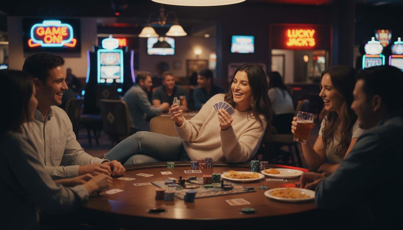 Various casino games available