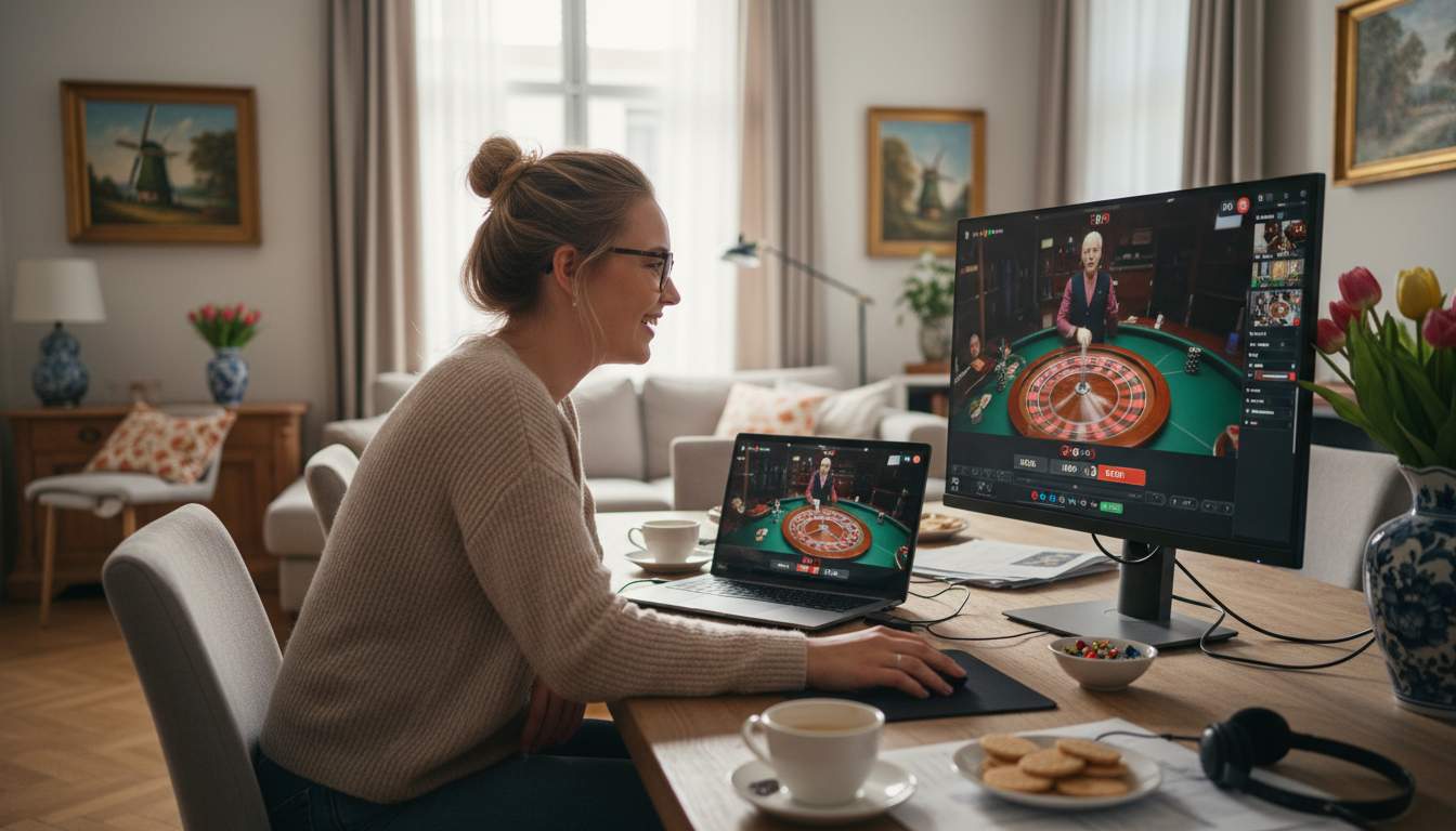 Live casino games with professional dealers