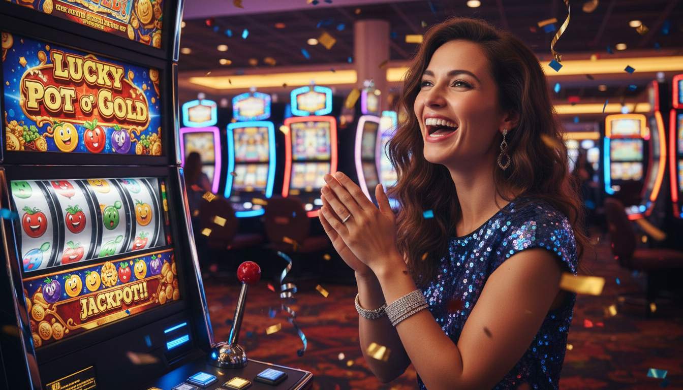 Colorful slot machines